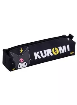 Пенал-косметичка объемный "Kuromi", черно-желтый
