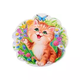 Плакат вырубной А4 "Котенок"