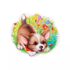 Плакат вырубной А4 "Щенок"