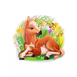 Плакат вырубной А4 "Жеребенок"