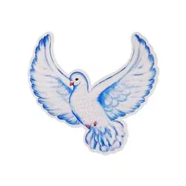 Плакат вырубной "Голубь"