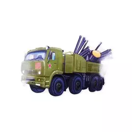 Плакат вырубной "Военная машина Панцирь"