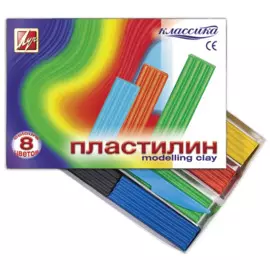 Пластилин 8 цветов 160гр "Классика"