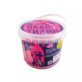 Пластилин песочный LORI Розовый 500 гр., формочки