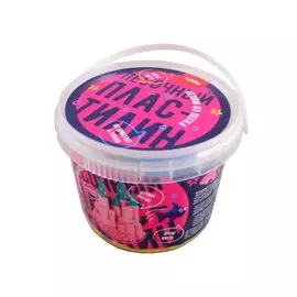 Пластилин песочный LORI Желтый 500 гр., формочки