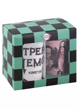 Подарочный набор Demon Slayer/Истребитель демонов (Стакан ПВХ, сумка-шоппер)