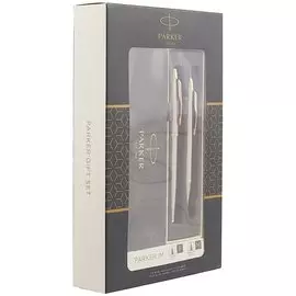 Подарочный набор Parker «IM Brushed Metal GT», чёрная ручка и ручка-роллер