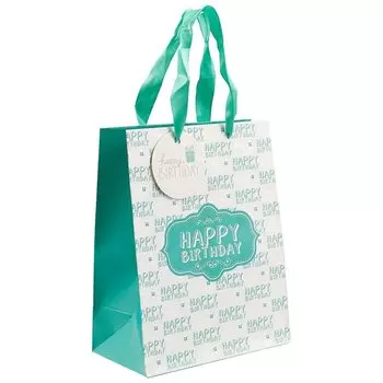 Подарочный пакет «Мятный день рождения» А5