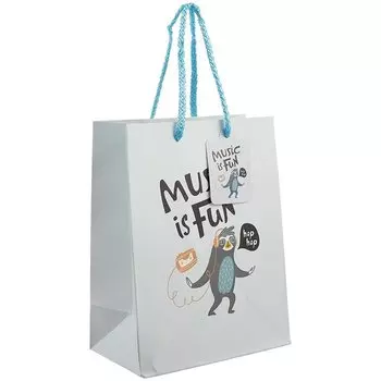 Подарочный пакет «Music is fun», А5