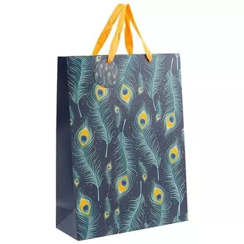 Подарочный пакет «Peacock feather», А3