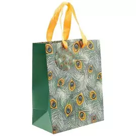 Подарочный пакет «Peacock feather» А5