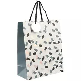 Подарочный пакет «Серые пятнышки» А4