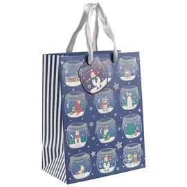 Подарочный пакет «Snow globe» А5