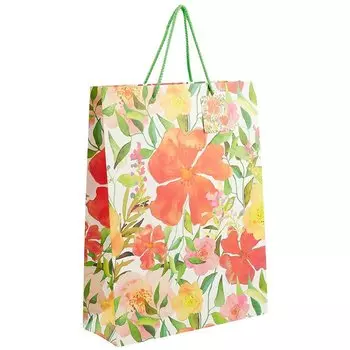 Подарочный пакет «Яркие цветы», А3