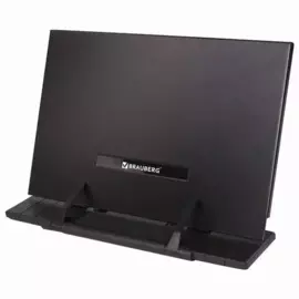 Подставка для книг/учебников, пластик+металл, черная