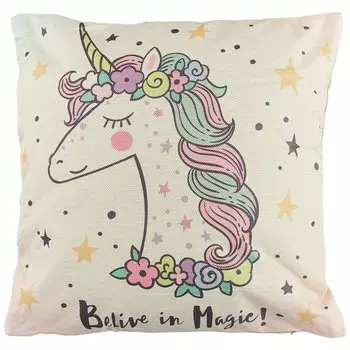 Подушка «Единорог акварель»