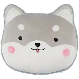 Подушка мордочка Хаски (текстиль) (40х40) (12-01009-0289462)