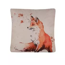 Подушка Лиса акварель (43х43)