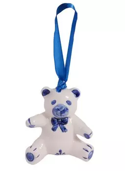 Подвесное украшение Медвежонок (керамика) (6,5х4,6х7)