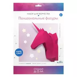 Набор для творчества Полигональные фигуры. Единорог. Арт. 06425