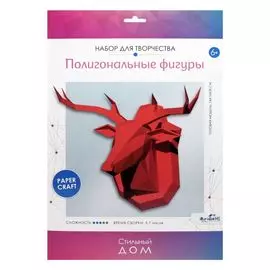 Набор для творчества Полигональные фигуры. Олень. Арт. 06427