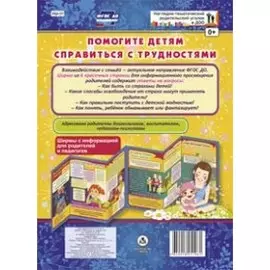 Помогите детям справиться с трудностями. Ширма с информацией для родителей и педагогов
