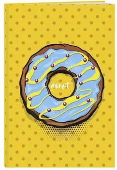 Пончик. Тетрадь (А5, 48 л., УФ-лак, накидки)