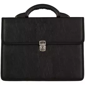 Портфель деловой на замке «Siena», 2 отделения, 35 х 26 см