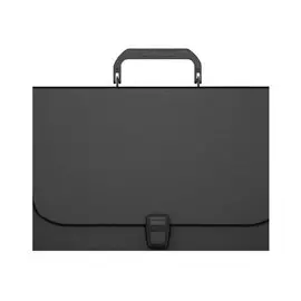 Портфель пластиковый А4 "Matt Classic", черный, ErichKrause