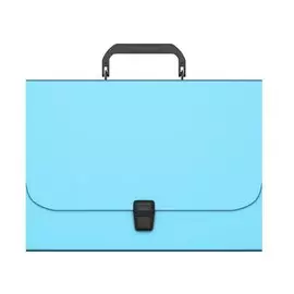 Портфель пластиковый "Matt Pastel Mint" 372*252*42, мятный, ErichKrause