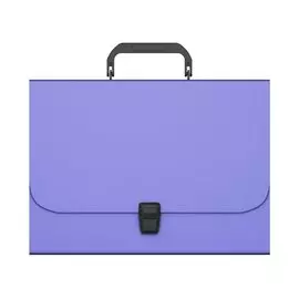 Портфель пластиковый "Matt Pastel" 372*252*42, фиолетовый, ErichKrause