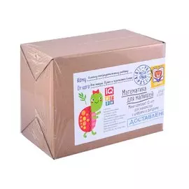 Посылка. Мини-комплект IQ-игр для знакомства с цифрами и фигурам. Для детей от 3 до 5 лет