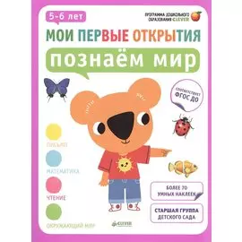 Познаем мир. Старшая группа детского сада. Более 70 умных наклеек. Письмо, математика, чтение, окружающий мир