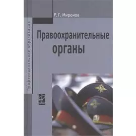Правоохранительные органы: учебное пособие