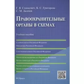 Правоохранительные органы в схемах. Учебное пособие