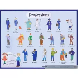 Профессии. Professions. Наглядное пособие на англ.яз.
