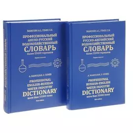 Профессиональный русско-английский водохозяйственный словарь. Профессиональный англо-русский водохозяйственный словарь (Комплект из 2 книг)