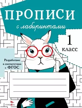 Прописи с лабиринтами. 1 класс