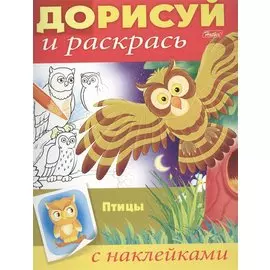 Птицы. С наклейками