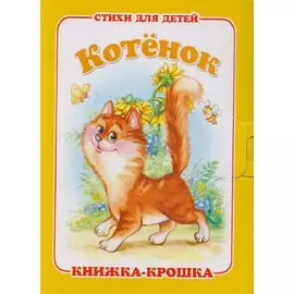 Котёнок. Стихи для детей. Книжка-крошка с замочком