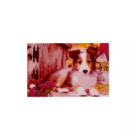 Набор ТМ Рыжий кот Раскраска на картоне А3 (в коробке) Собачка в саду (Арт. Р-2563)