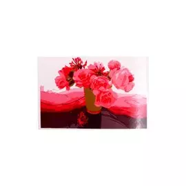 Раскраска по номерам на картоне "Нежный букетик", 20х30 см