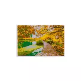 Раскраска по номерам на картоне "Осенний парк", 20х30 см