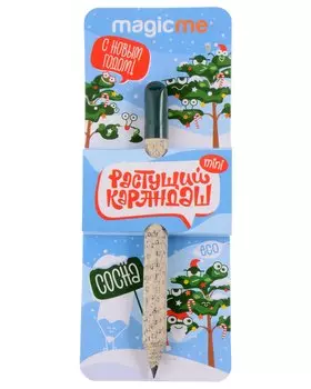 Растущий карандаш mini Сосна Новогодняя (rkm-03) (8,5 см)