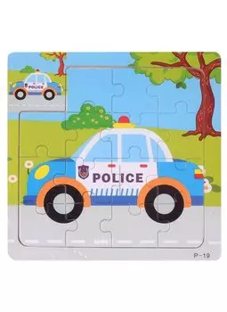 Развивающая рамка "Полицейская машина"