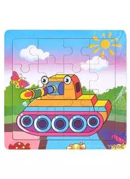 Развивающая рамка "Танк"