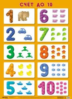 Развивающие плакаты. Счет до 10