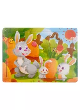 Развивающие рамка "Зайки"