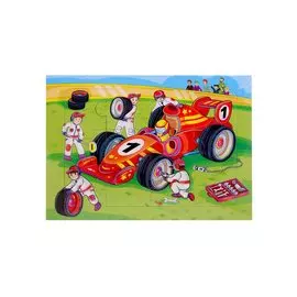 Игра Дрофа-Медиа Разрезные картинки Гоночная машина