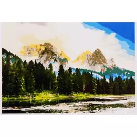 Рисование по номерам "Чудесный пейзаж", 40 х 50 см